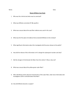 Wayne Williams Case Study Questions