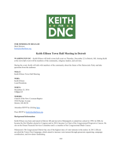 Keith Ellison Town Hall Meeting in Detroit