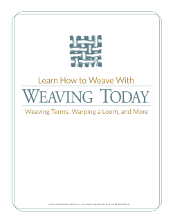 learn how to weave with