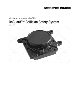OnGuard&trade; Collision Safety System