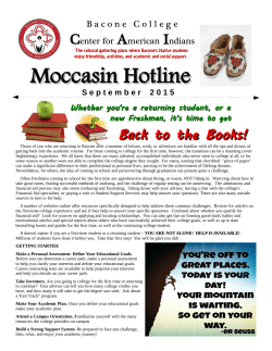 Moccasin Hotline