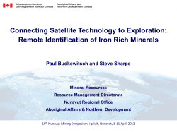 Connecting Satellite Technology to Remote Identification of Iron Ric