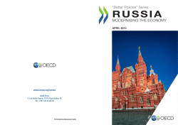 Russia: Modernising the Economy