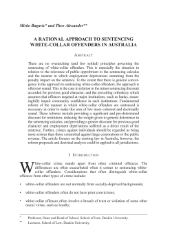 a rational approach to sentencing white