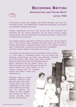 becoming british - The Association of Jewish Refugees