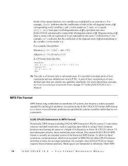 MPS File Format