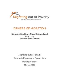 drivers of migration