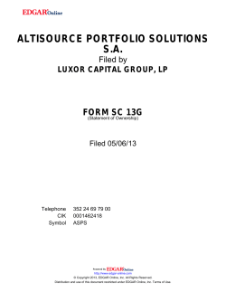 ALTISOURCE PORTFOLIO SOLUTIONS S.A.