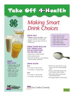 Making Smart Drink Choices