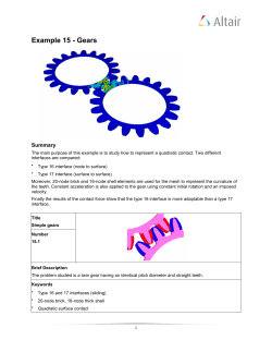 Example 15 - Gears - Altair University