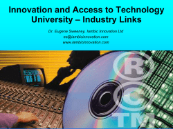 Innovation and Access to Technology