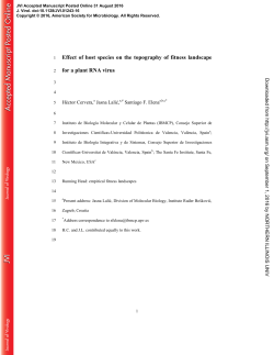 Effect of host species on the topography of fitness landscape for a