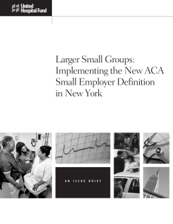 Larger Small Groups: Implementing the New