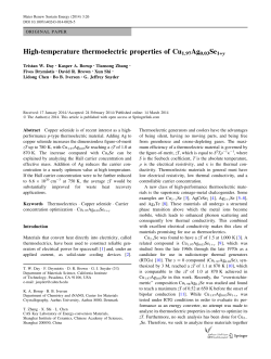 High-temperature thermoelectric properties of Cu1. 97Ag0. 03Se1+ y