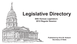 Legislative Directory - Kansas Secretary of State