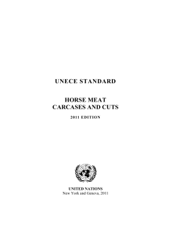 Horse Meat Carcases and Cuts_2011 w ACK
