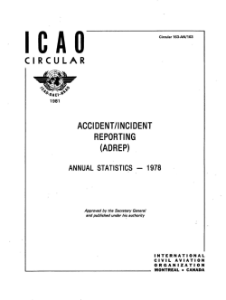 CIRCULAR ACCI DENT11 NCI DENT REPORTING (ADREP)