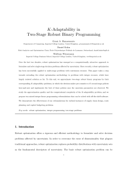 K-Adaptability in Two-Stage Robust Binary Programming
