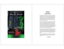 INTO THE WOODS - Southern Columbia Area School District