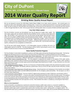 2014 Water Quality Report