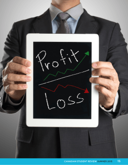 Profits, Losses, Subsidies, and Guarantees