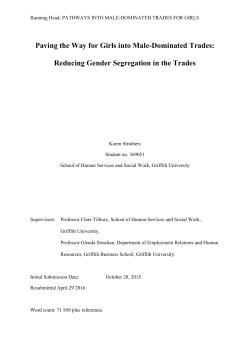 Paving the Way for Girls into Male