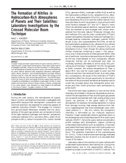 The Formation of Nitriles in Hydrocarbon-Rich
