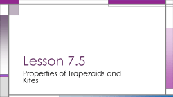 7.5 Properties of Trapezoids and Kites pdf