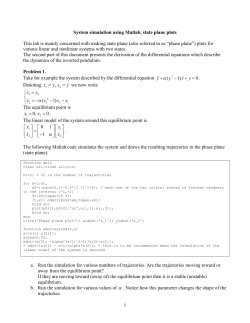 Inverted pendulum and system simulation
