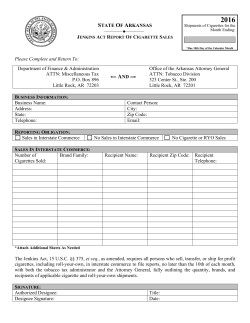 Jenkins Act Report
