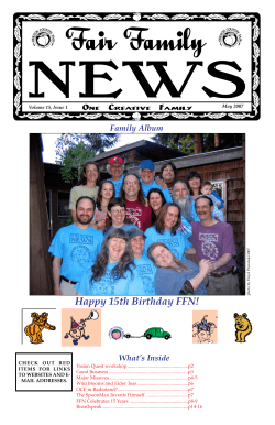 Happy 15th Birthday FFN!