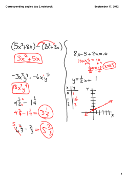 Corresponding angles day 2.notebook