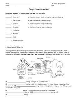 Energy Transformations
