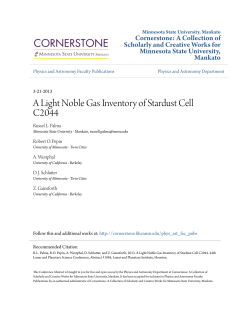 A Light Noble Gas Inventory of Stardust Cell C2044