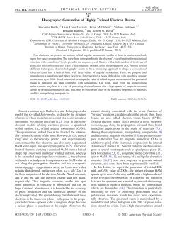 Holographic Generation of Highly Twisted Electron Beams