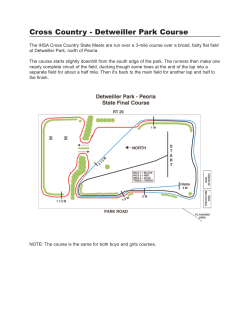 Cross Country - Detweiller Park Course