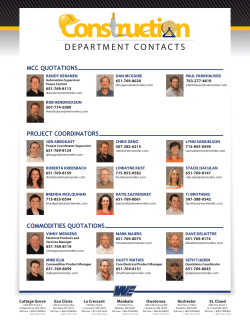 department contacts