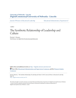 The Symbiotic Relationship of Leadership and Culture