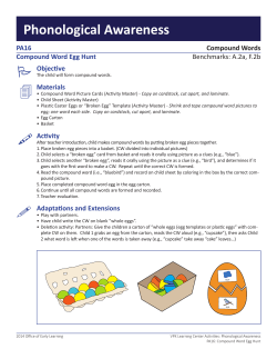 Compound Word Egg Hunt