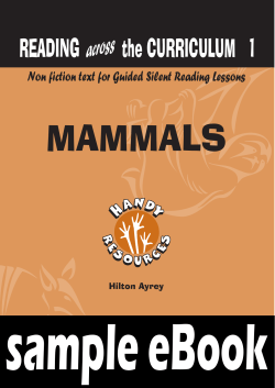 RAC 1 Mammals 2nd Edition