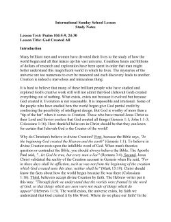 Notes - Rightly Divided Ministries