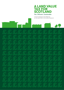 a land value tax for scotland