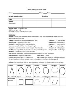 SOL 4.12 Polygons Study Guide Name: Block: _____ Date: Sample