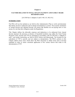 Chapter 6 - Housing Opportunities Commission