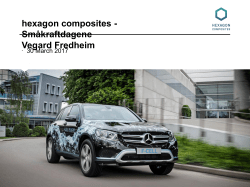 Vegard Fredheim hexagon composites