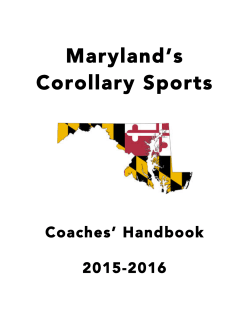 Maryland`s Corollary Sports