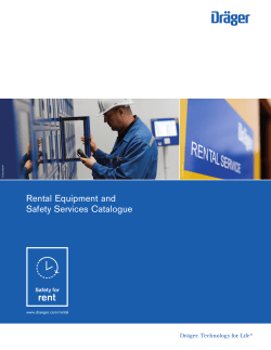 Rental Equipment and Safety Services Catalogue
