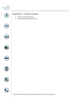 Appendix D &ndash; Collision Analysis