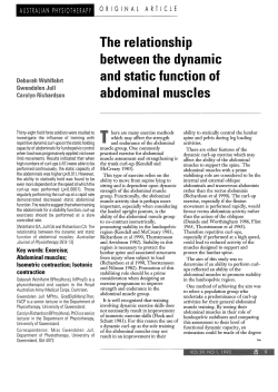 The relationship between the dynamic and static function