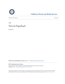 New In Paperback - BYU ScholarsArchive